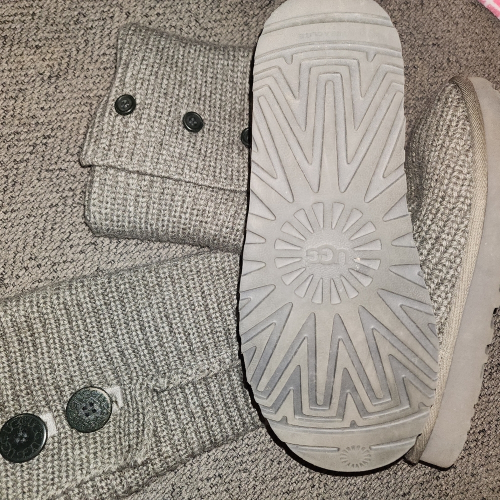Gray UGG Cardy Boots - Picture 3 of 3